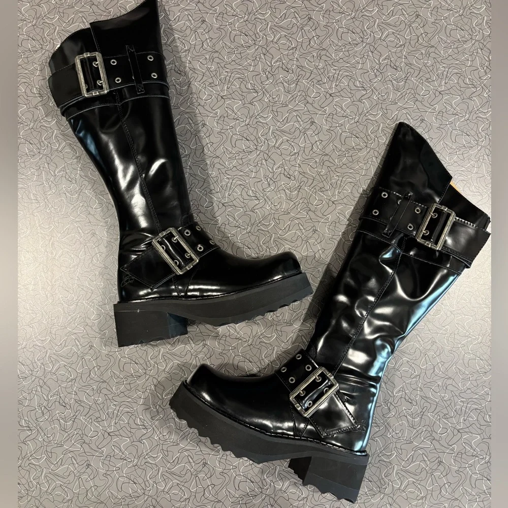 John Fluevog MAXI Tall Boot Size 7 New in Box - Picture 2 of 10